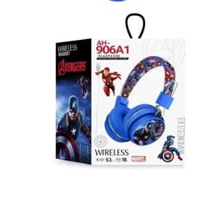 Avengers Iron Man Captain America Bluetooth-Kopfhörer - Blau