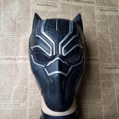 Black Panther Cosplay Mask - Realistischer Silikon-Vollgesichtshelm