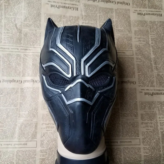Black Panther Cosplay Mask - Realistischer Silikon-Vollgesichtshelm