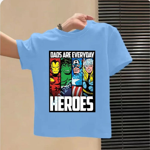 Kinder-T-Shirt Avengers – Design Heroes Blau