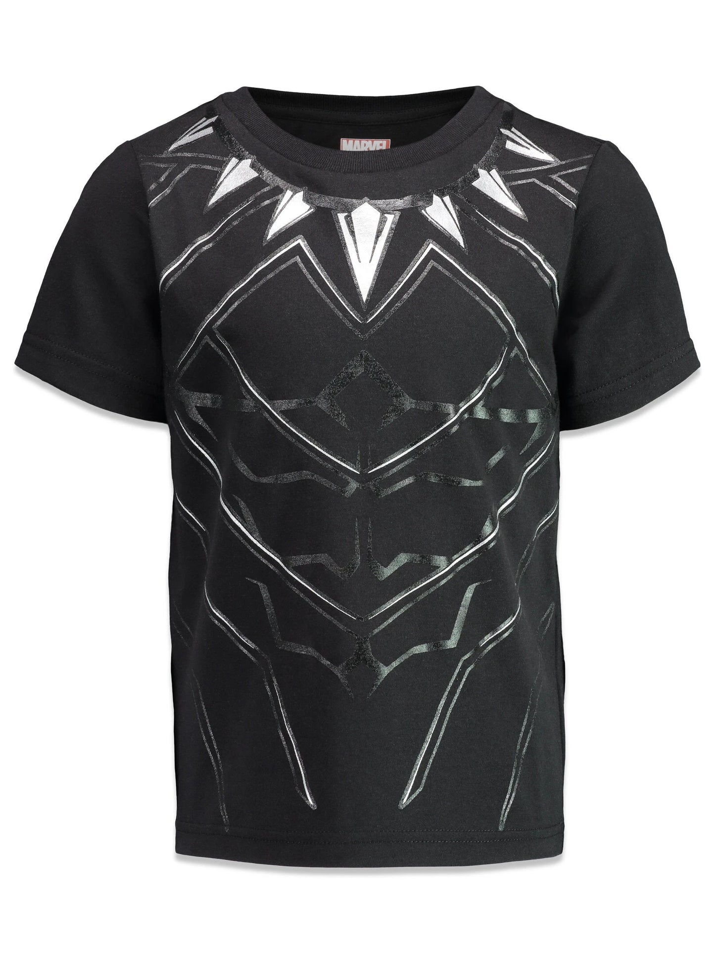 T-Shirt Kinder Avengers Black Panther - Superheld Schwarz