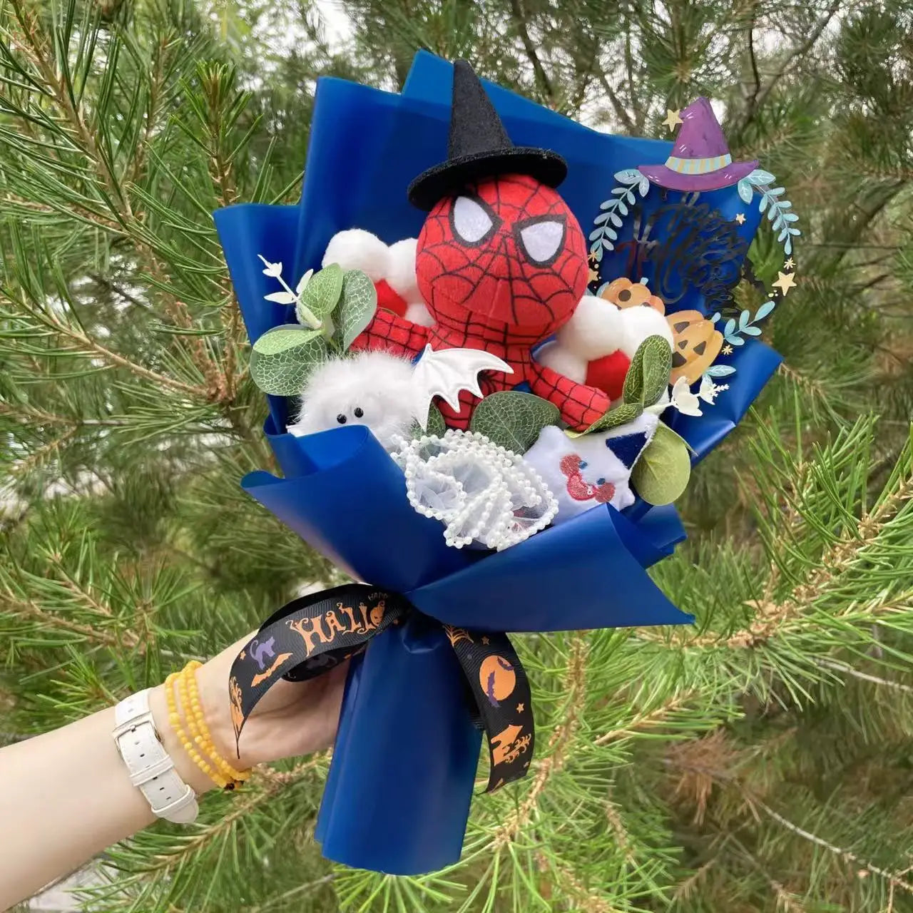 Avengers Spider-Man Strauß - handgemachtes Plüschgeschenk