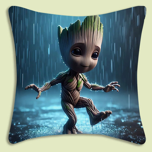Kissenbezug Baby Groot – Tanz im nächtlichen Regen
