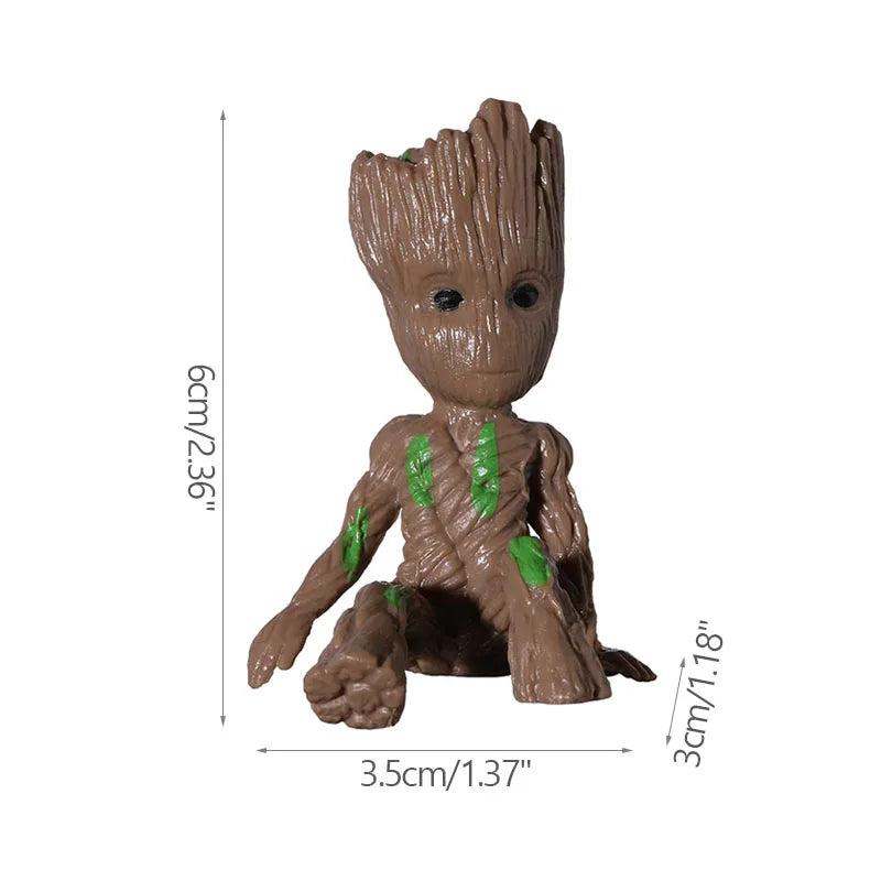 Schlüsselanhänger Baby Groot 3D-Figur – Verschiedene Kostüme Kollektion
