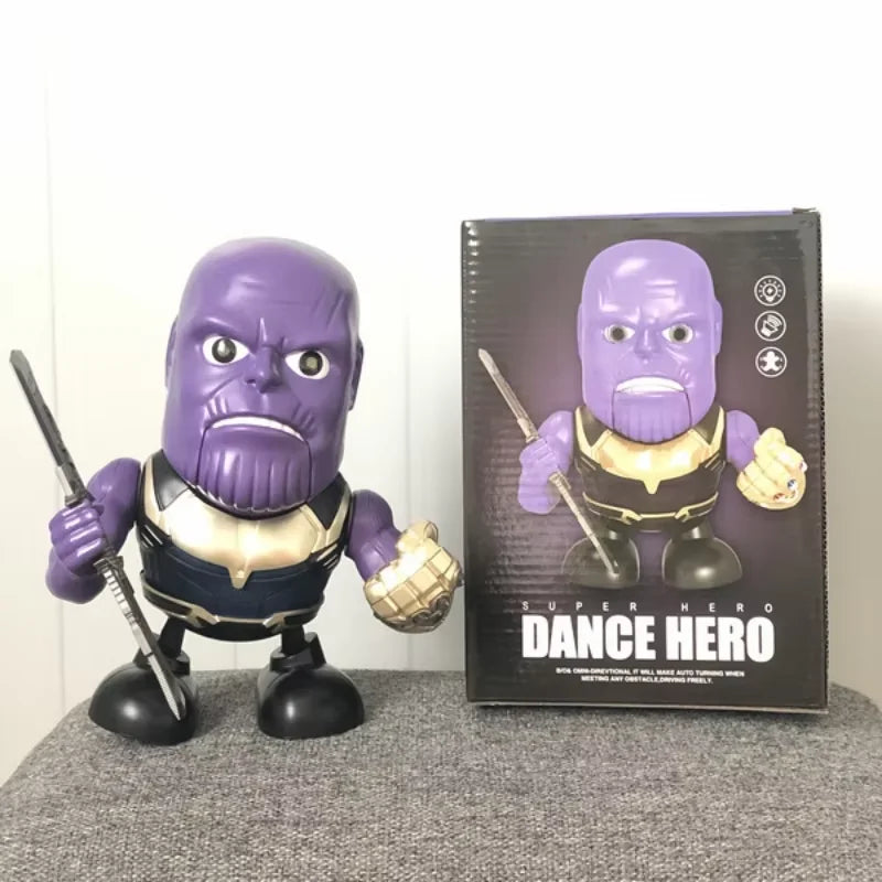 Tanzender LED-Roboter Avengers Thanos – Goldener Handschuh und Schwert