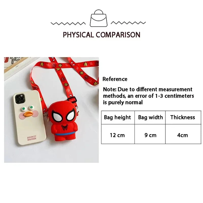 Umhängetasche Avengers Figur Black Panther – Schwarz
