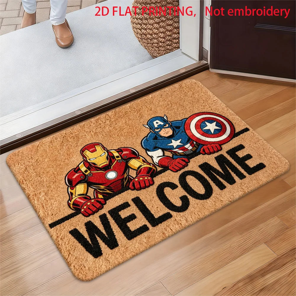 Teppich Marvel Avengers - Design Welcome Iron Man Captain America