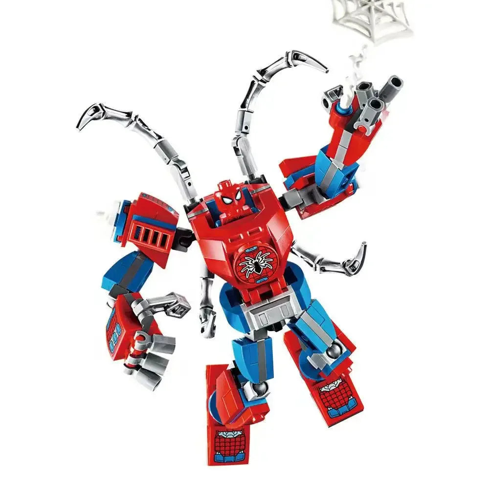 Baukästen Mecha Avengers - Captain America Hulk Wolverine Thanos