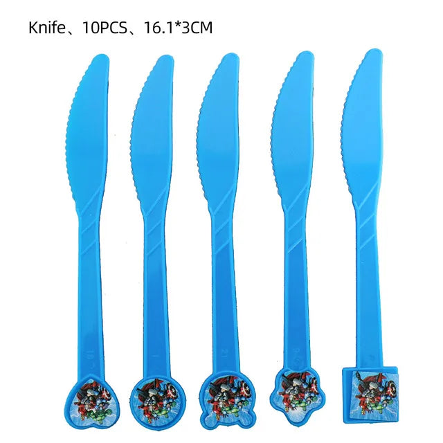 Avengers Geburtstagsdeko - Messer x10