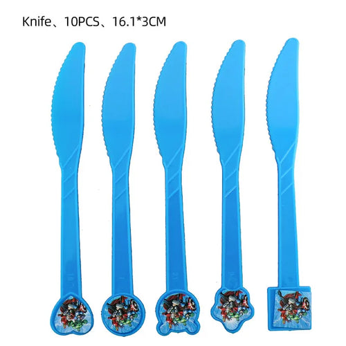 Avengers Geburtstagsdeko - Messer x10