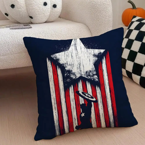 Kissenbezug Captain America - Dynamisches Porträt