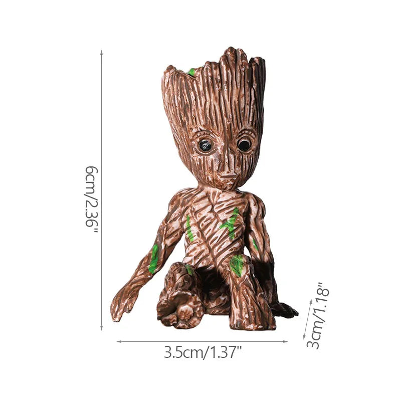 Baby Groot Pflanzentopf – Bleistifthalter mit verschiedenen Posen zur Aufbewahrung