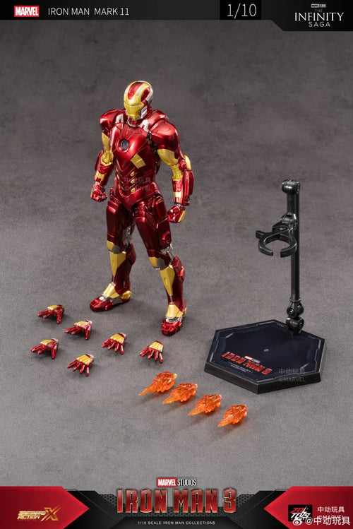 ZD Toys Iron Man MK11 Figur - Tony Stark Actionfigur
