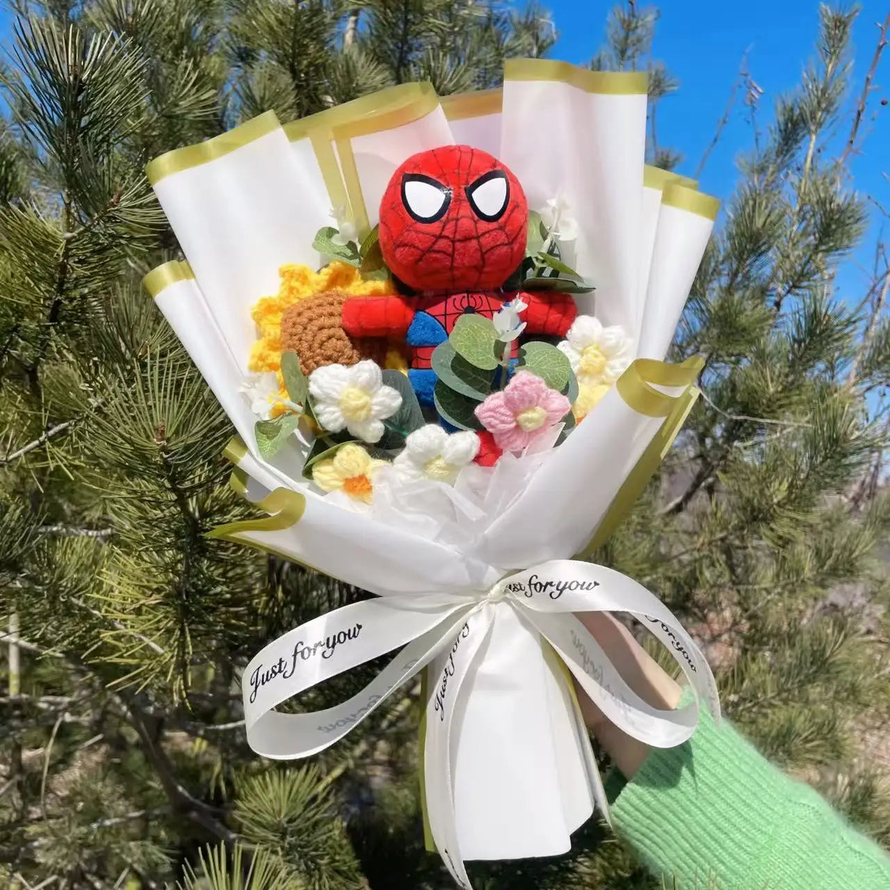 Avengers Spider-Man Strauß - handgemachtes Plüschgeschenk