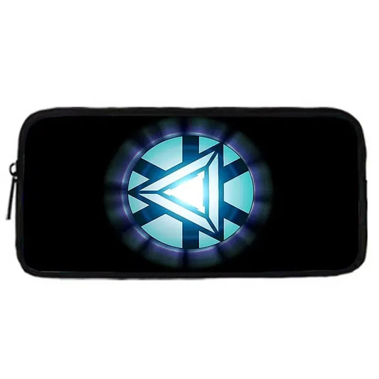 Avengers Iron Man Federmäppchen - Dreieckiges ARC-Reaktor-Logo