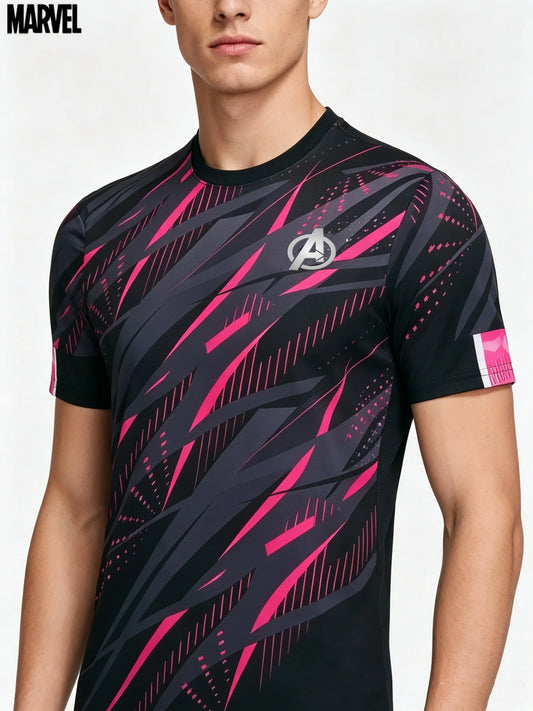 Sport-Trikot Avengers für Herren - Schnell trocknend Rosa Schwarz