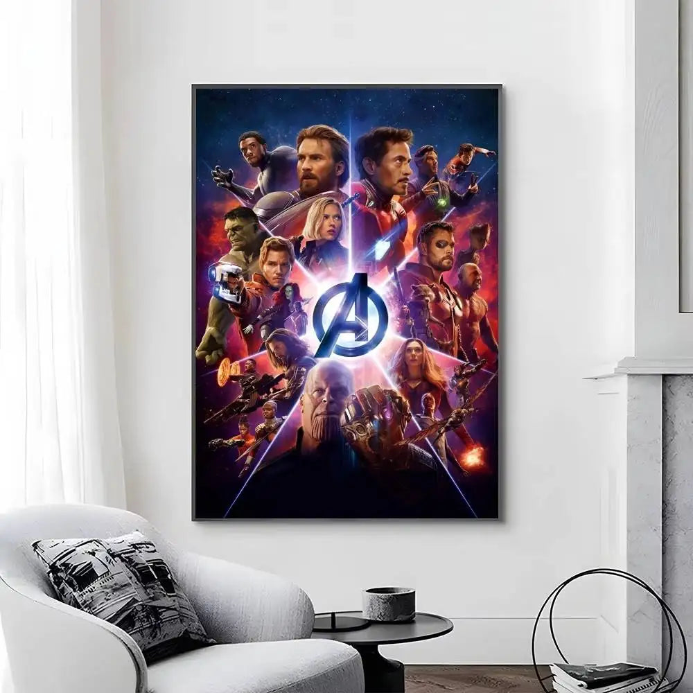 Avengers Infinity War Poster – Team-Logo-Design Rot