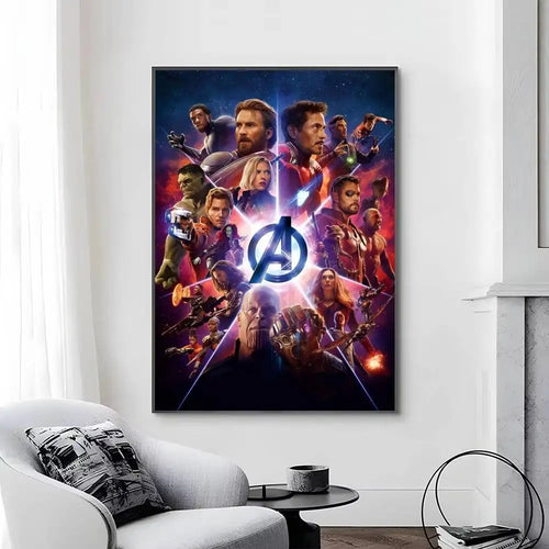 Avengers Infinity War Poster – Team-Logo-Design Rot