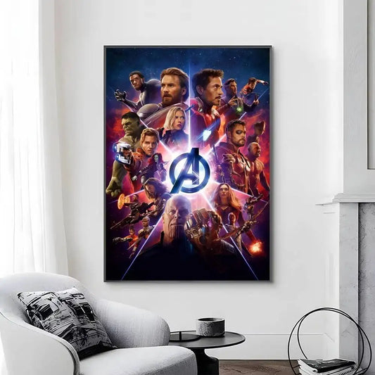 Avengers Infinity War Poster – Team-Logo-Design Rot