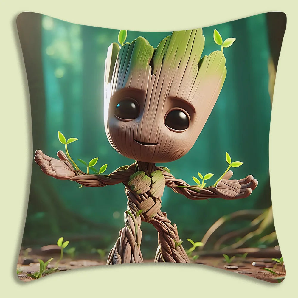 Kissenbezug Baby Groot – Offene Arme Grüner Wald