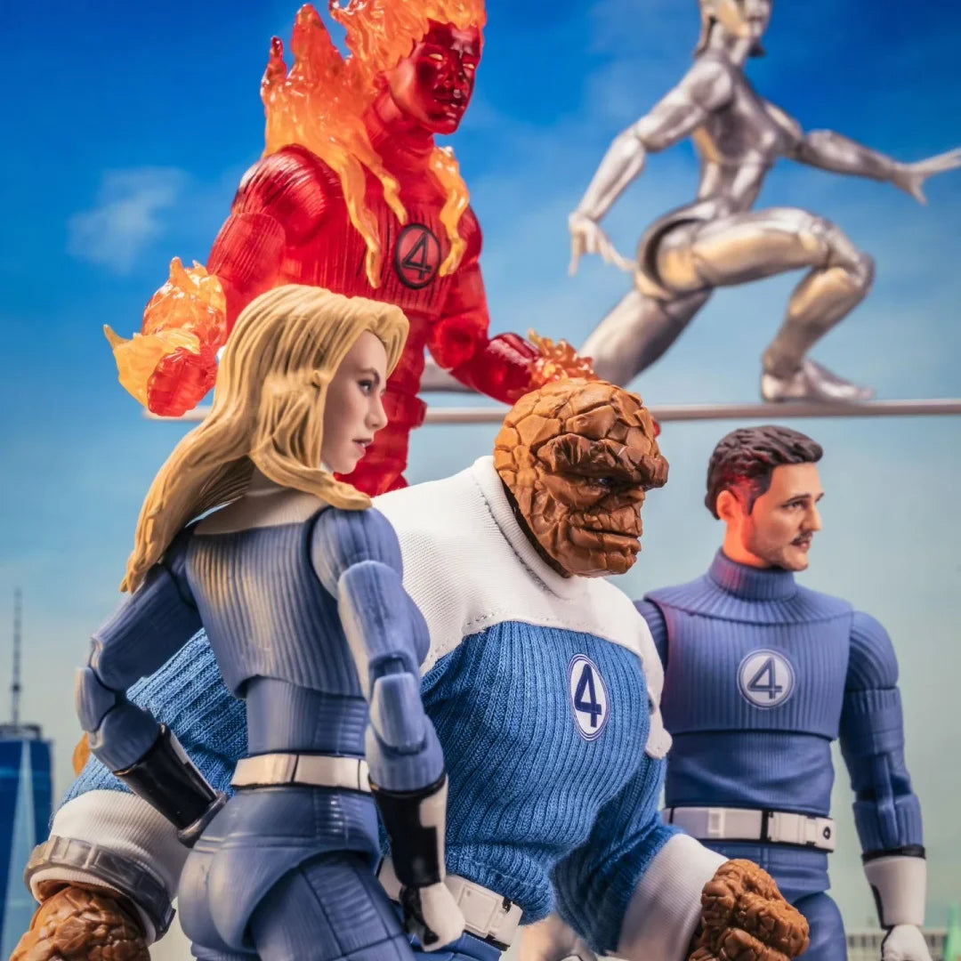 Figur The Thing – Blau-weiße Fantastische Vier Uniform