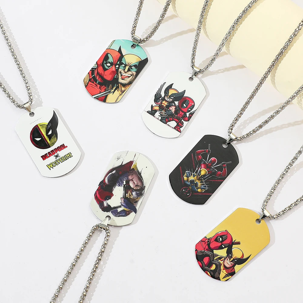 Hundemarke Deadpool & Wolverine – Duo Portrait Katanas