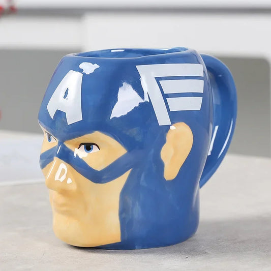 3D Keramiktasse Captain America - Helm-Kopf