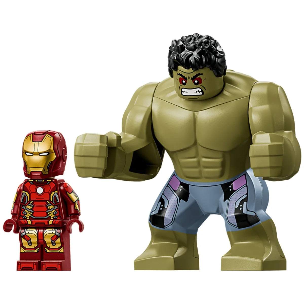 LEGO Marvel 76343 – Hulkbuster gegen Hulk, epischer Kampf, 413 Teile