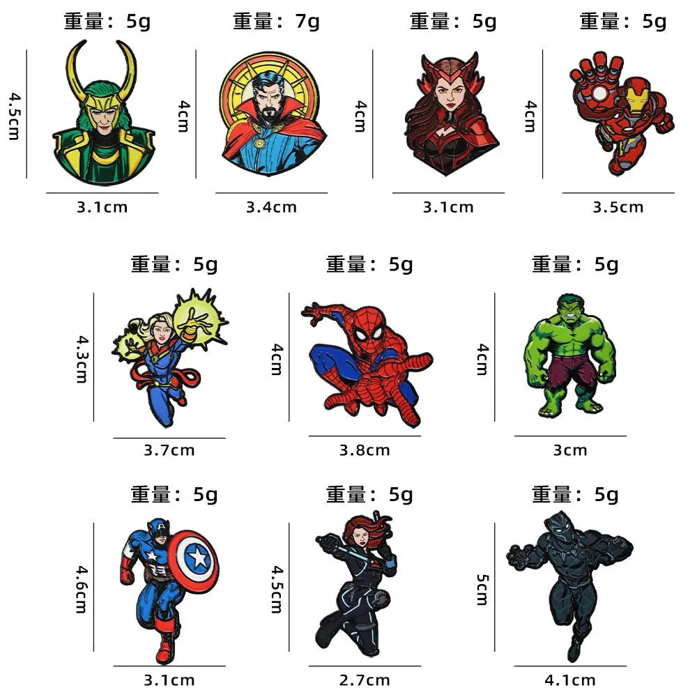 Avengers Emaille-Pin – Captain Marvel