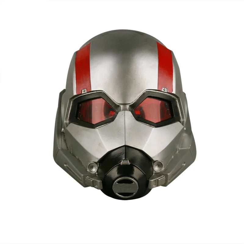 Ant-Man Helm – Silbergraues Design mit roter LED