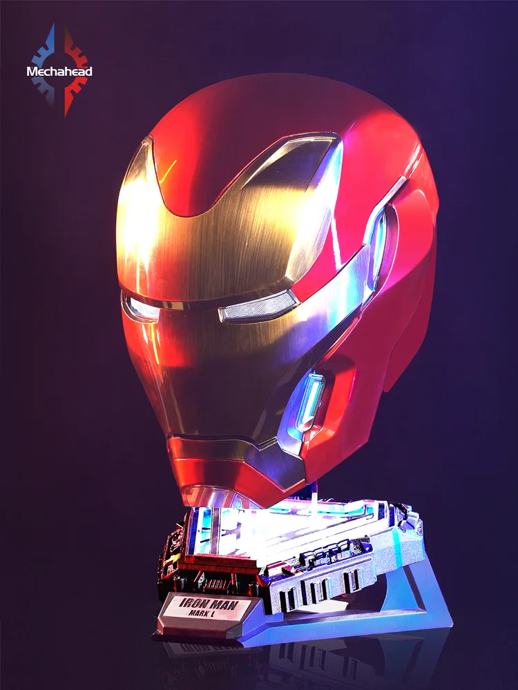 Iron Man Avengers Helm - Cosplay MK50 Motorisiert Rot und Gold