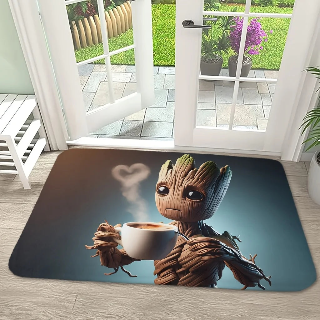 Antirutsch-Badteppich Groot Marvel mit 3D-Motiv