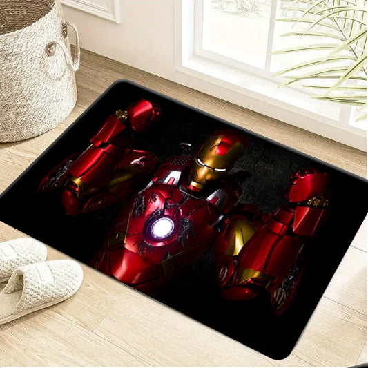 Avengers Iron Man Teppich – Rot-Gold Gesplitterte Rüstung