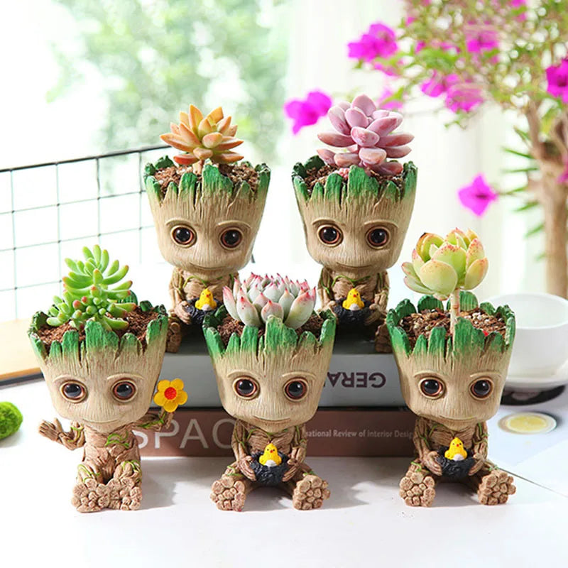 Baby Groot Pflanzentopf – Bleistifthalter mit verschiedenen Posen zur Aufbewahrung