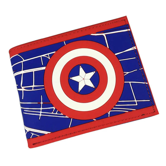 Avengers Captain America Geldbörse - Abstraktes blaues Schild
