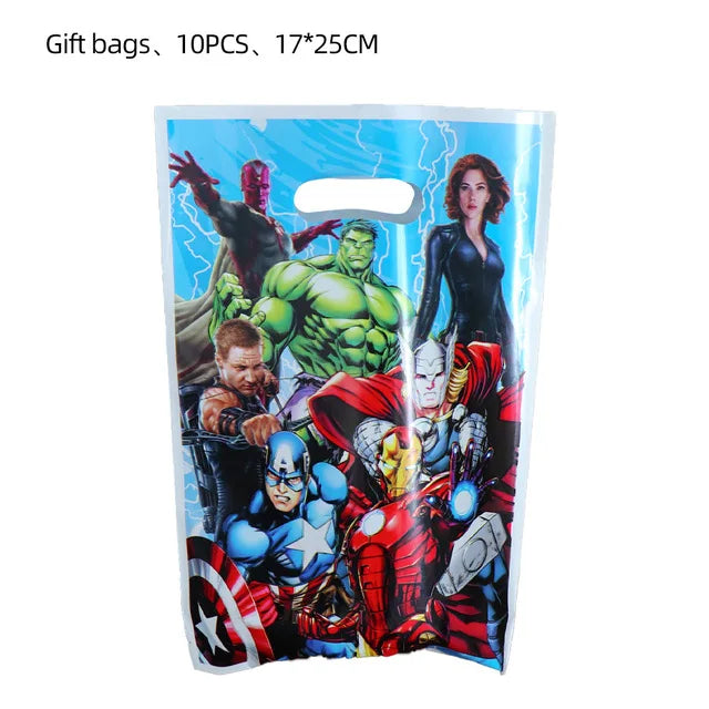 Avengers Geburtstag Dekoration - Geschenktüten x10