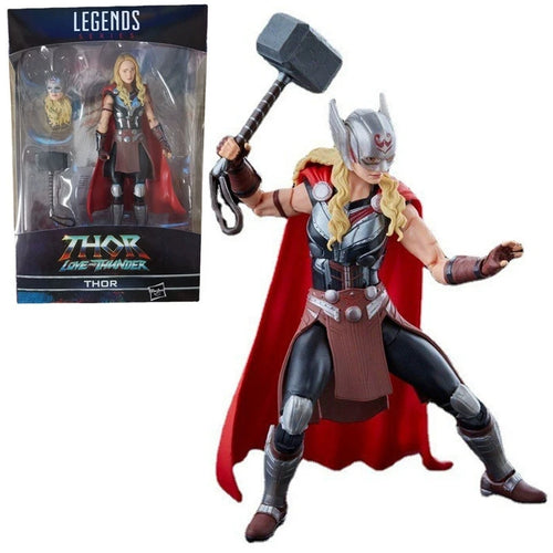 Thor-Figur – Roter Umhang