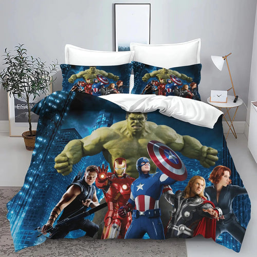 Bettbezug Avengers – Hulk Riesen-Nachtstadt
