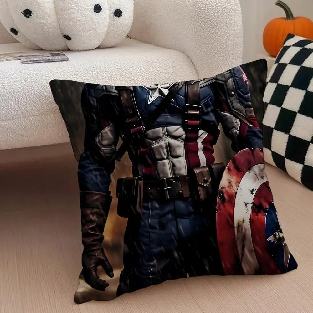 Kissenbezug Captain America – Nachtsilhouette