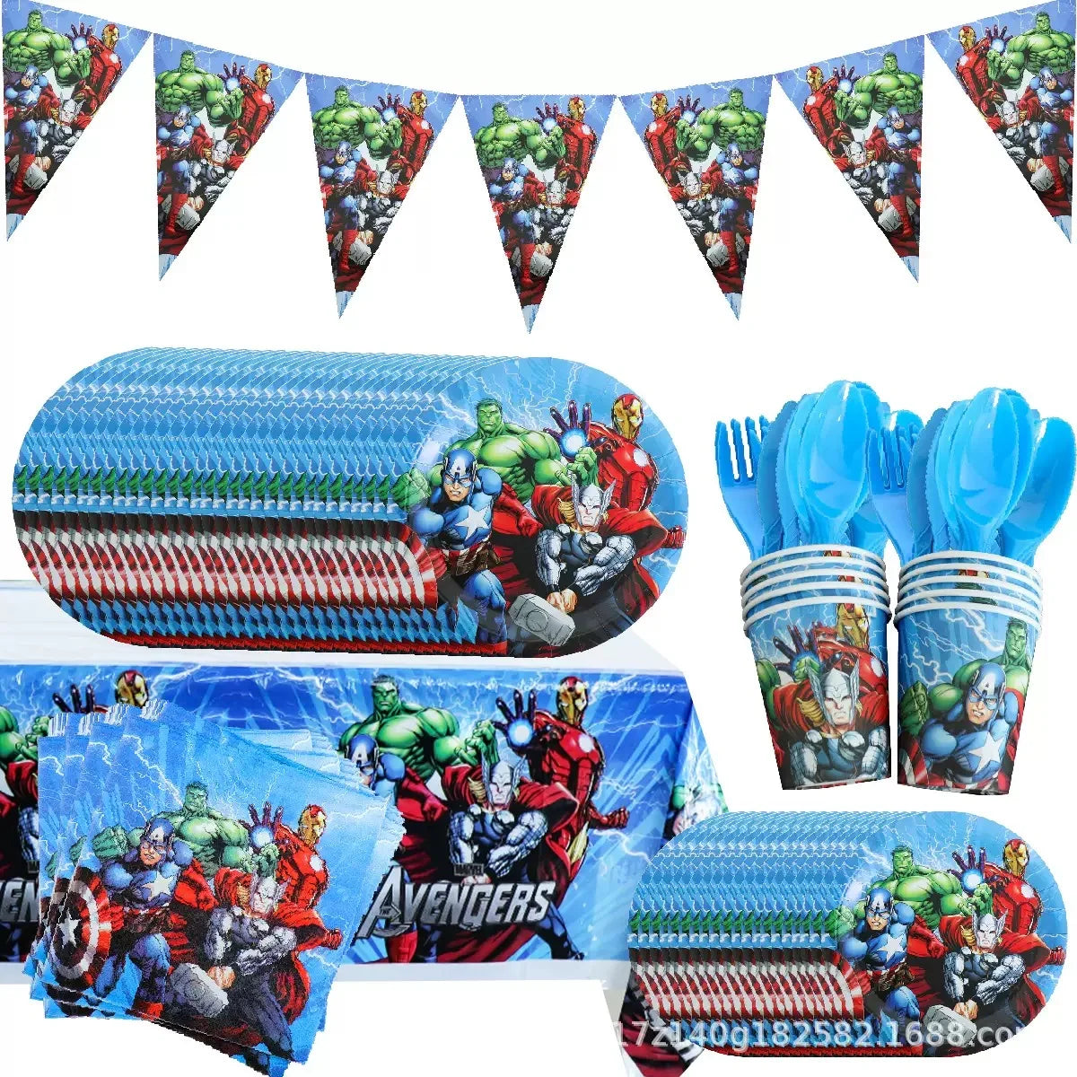 Avengers Geburtstagsdeko – Gabeln x10