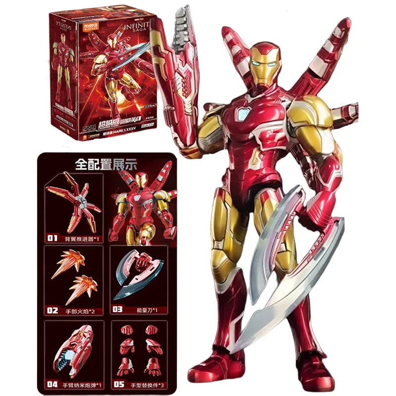 Blokees Avengers Iron Man MK85 Figur – Energieklingen Infinity Saga