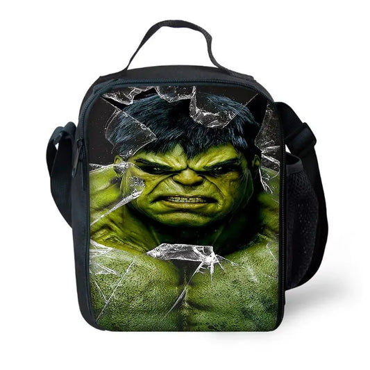 Hulk-Lunchtasche für Kinder – zerbrochener Glaseffekt auf dem Gesicht