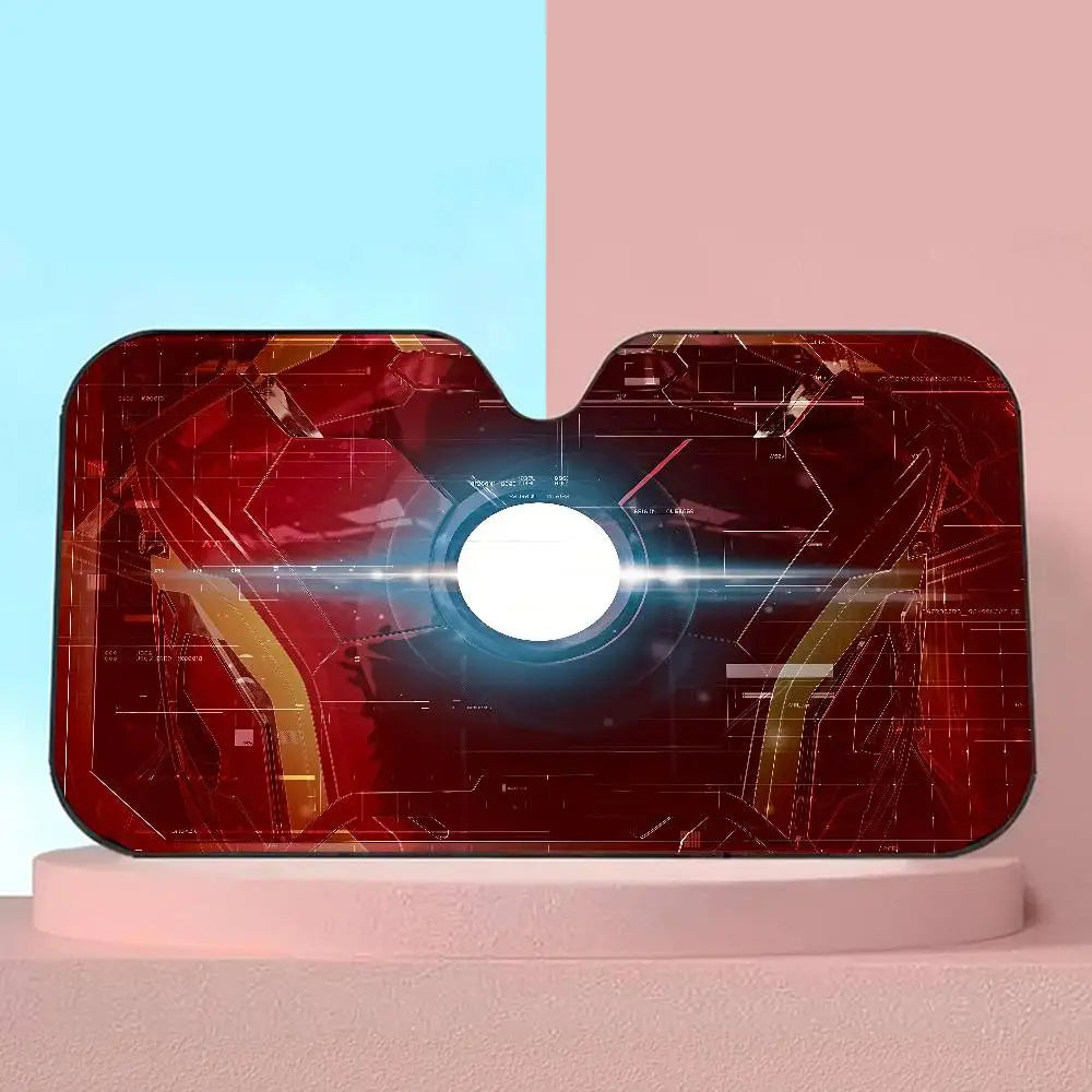 Iron Man Auto Sonnenblende - UV-Schutz Windschutzscheibe
