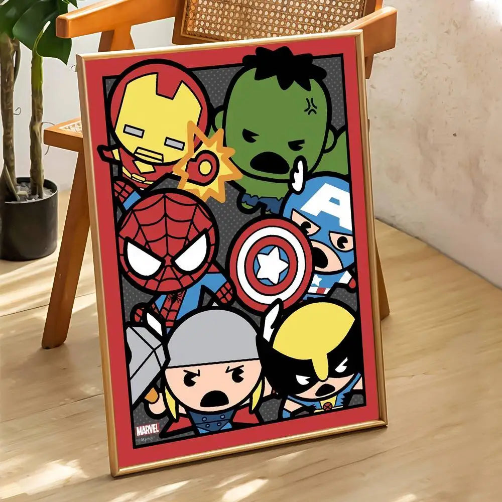 Avengers Gruppensticker - Wanddekoration
