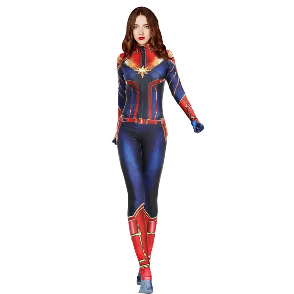 Cosplay-Einteiler Captain Marvel – Carol Danvers Variante 2