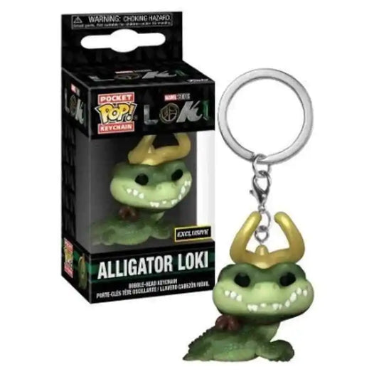 Schlüsselanhänger Alligator Loki - Exklusive Figurenbox