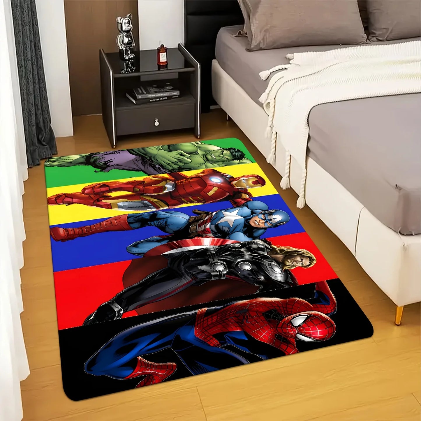 Avengers Lady Deadpool Teppich – Comic-Waffen-Kampf