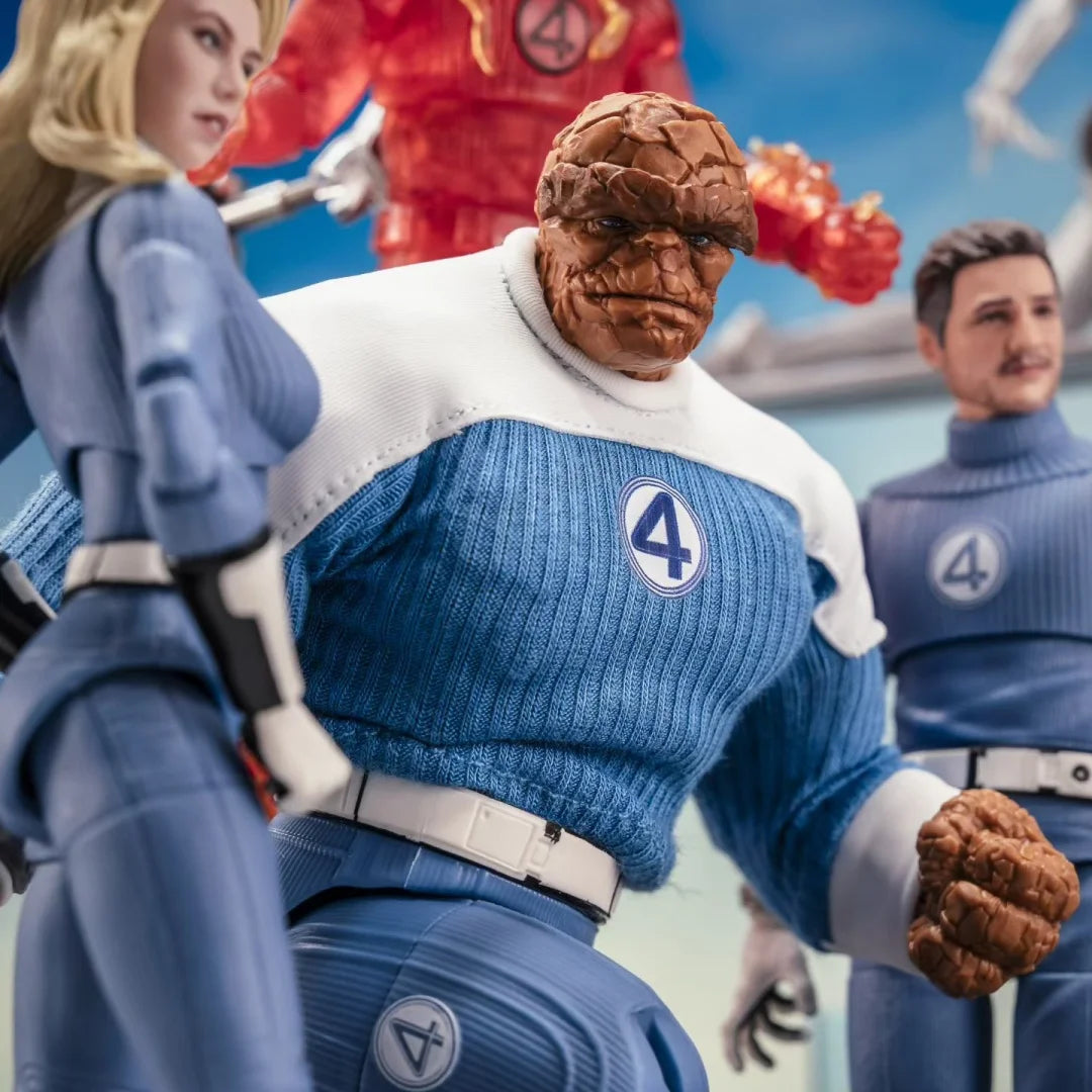 Figur The Thing – Blau-weiße Fantastische Vier Uniform