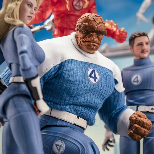 Figur The Thing – Blau-weiße Fantastische Vier Uniform