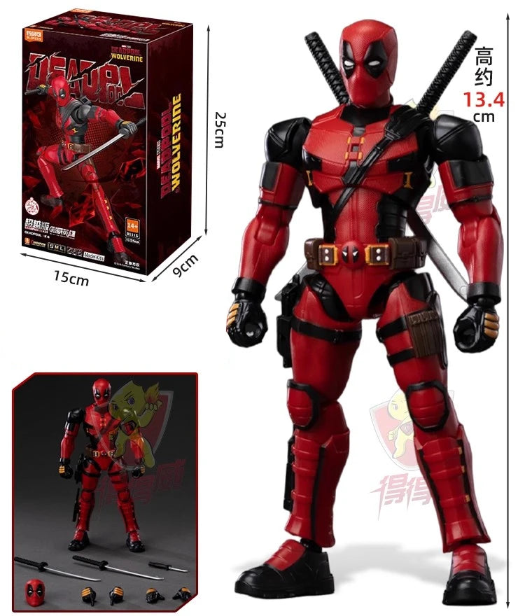 Deadpool Gelenkfigur mit Katanas - X-Men Kollektion